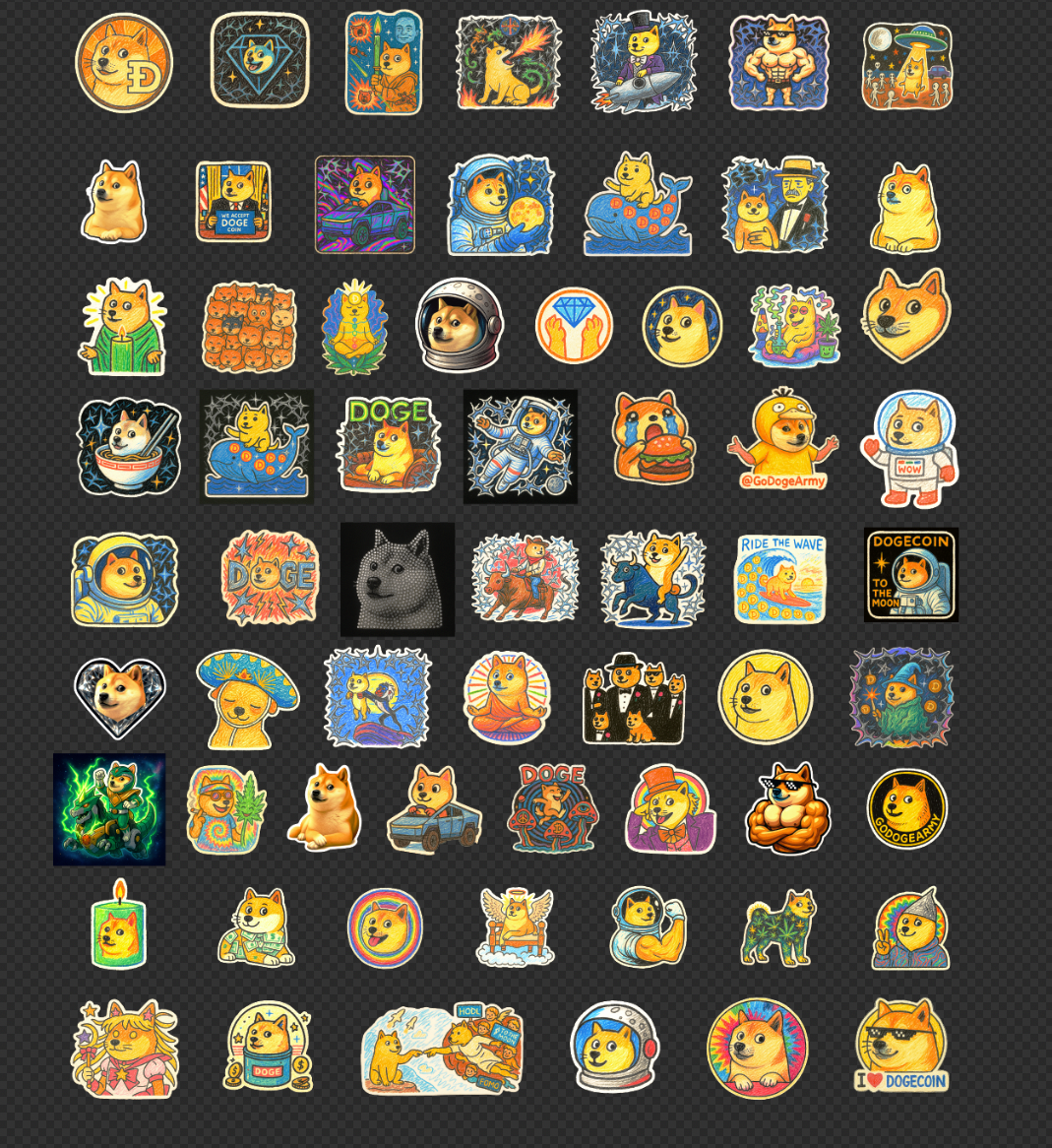 $Doge Stickers
